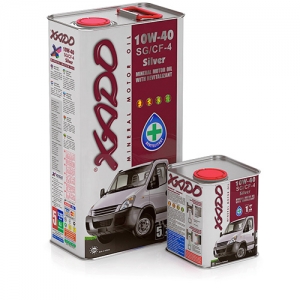 Моторне масло XADO Atomic Oil 10W-40 SG/CF-4 Silver 1л